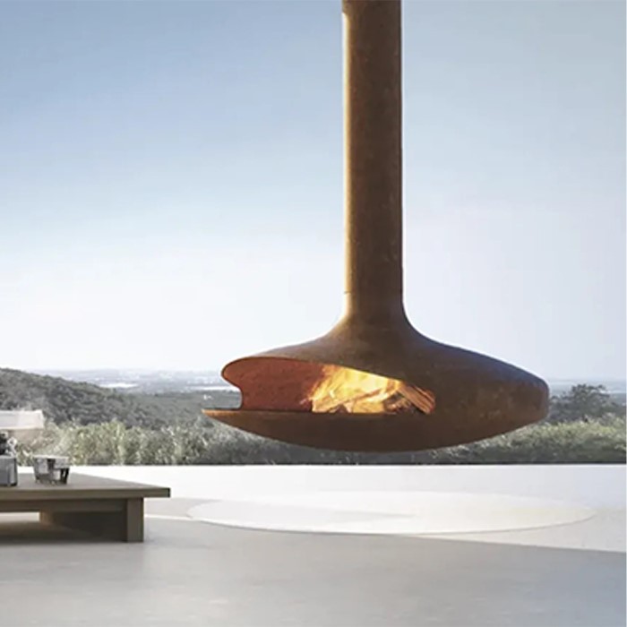 hanging wood burner hanging wood burner