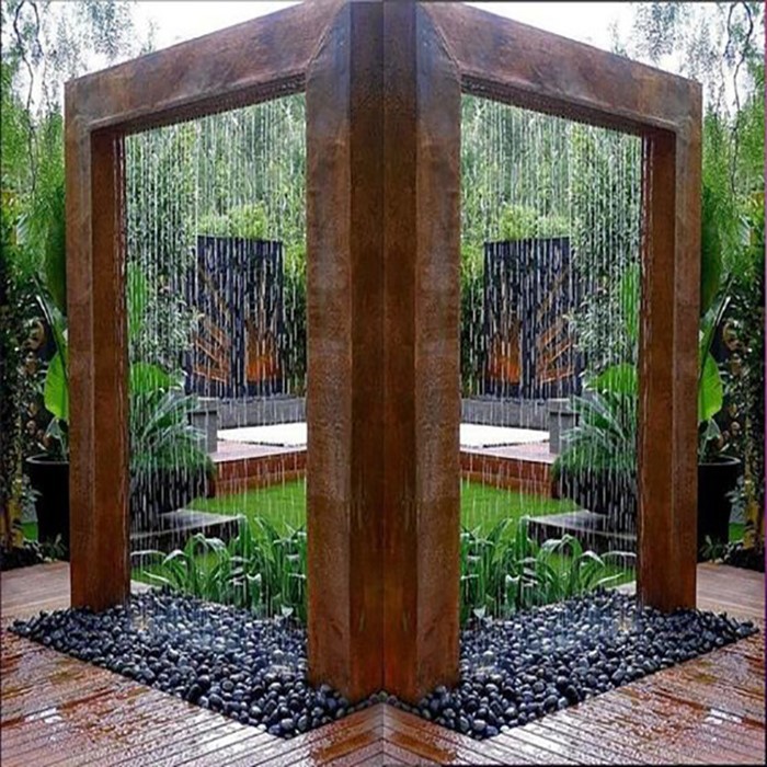 modern large water features modern large water features