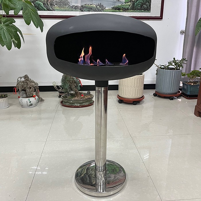 Bio Ethanol Steel Fireplace For Indoor Heating