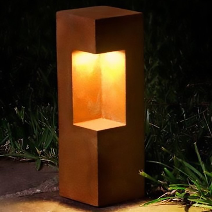 Outdoor Decoration Lamp Bollard Corten Steel Bollard Light