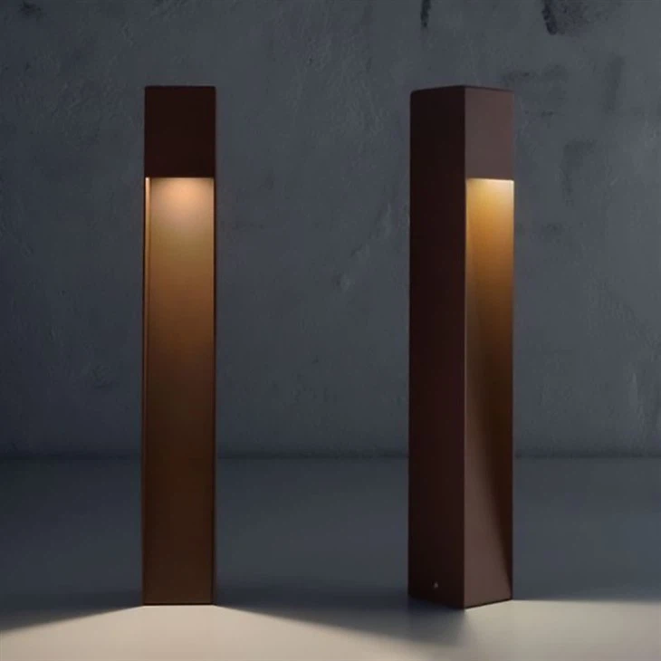 Decorative Corten Lightbox With Laser Cut Design